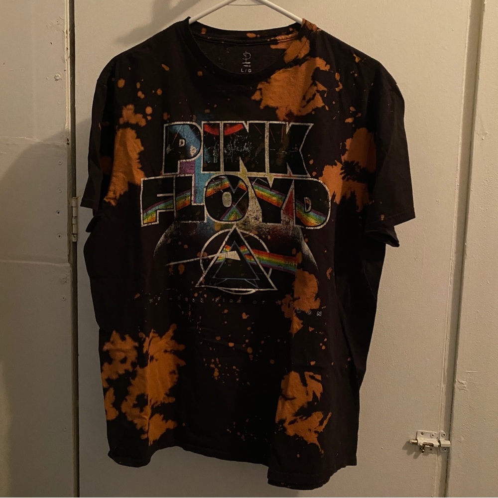 Pink Floyd Vintage-Like Bleach Washed T-shirt